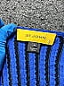 St. John 100% Wool Blue Poncho Size M - photo 6