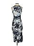 Diane von Furstenberg Print Blue Cocktail Dress Size 2 - photo 1