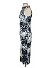 Diane von Furstenberg Print Blue Cocktail Dress Size 2 - photo 5