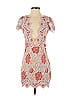 Storia 100% Polyester Paisley Orange Cocktail Dress Size S - photo 1
