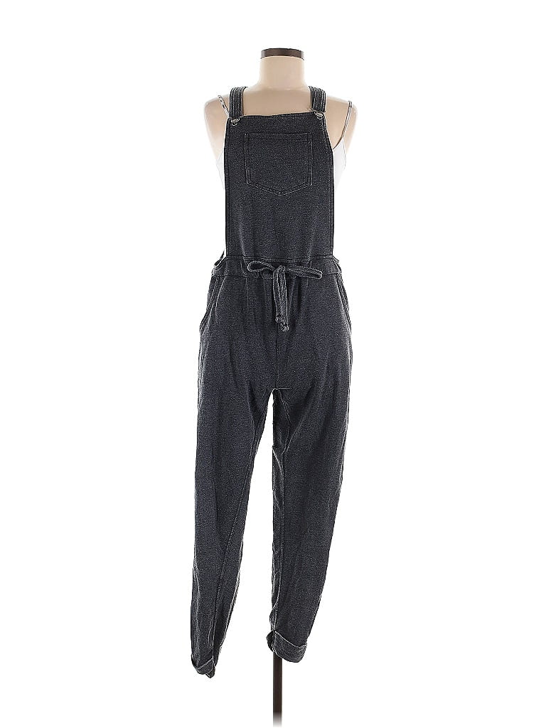 Wallflower Gray Black Overalls Size M - photo 1