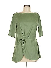 Dg^2 By Diane Gilman 3/4 Sleeve Blouse