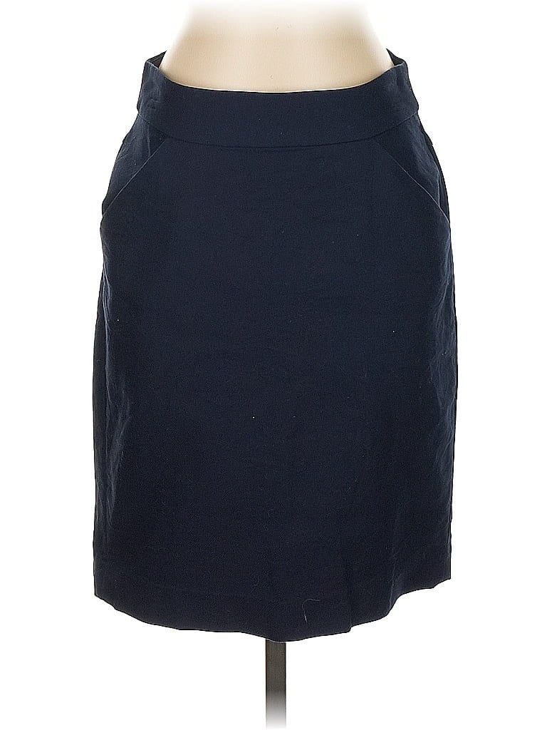Pre-owned J.crew Factory Store Formal Skirt In Blue