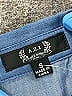 A.Z.I Jeans Stars Blue Long Sleeve Button-Down Shirt Size S - photo 6