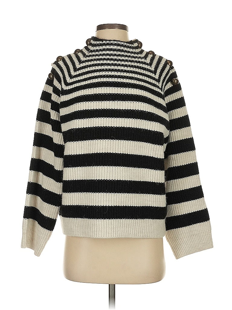 Side Turtleneck Sweater Ivory