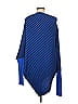 St. John 100% Wool Blue Poncho Size M - photo 2