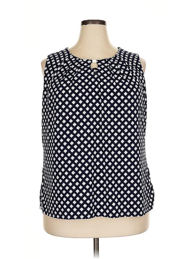 Jones Studio Blue Tank Top Size 2X - photo 1