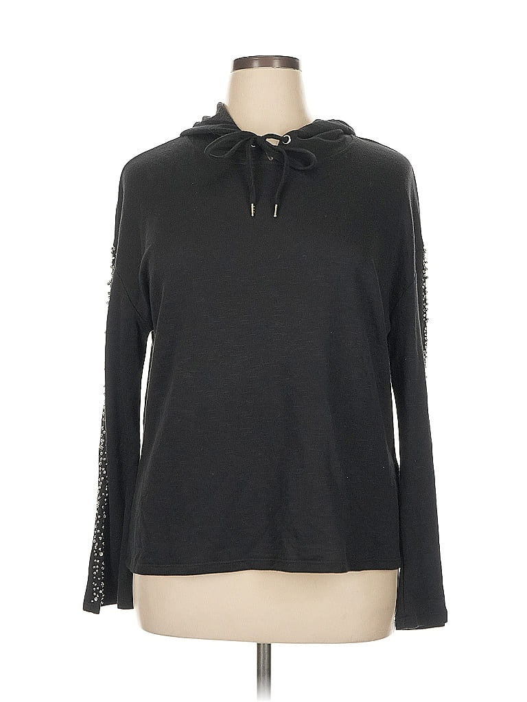 Pre-owned Inc International Concepts Pullover Sweater In Black