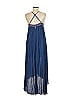 Billabong 100% Rayon Blue Cocktail Dress Size L - photo 2