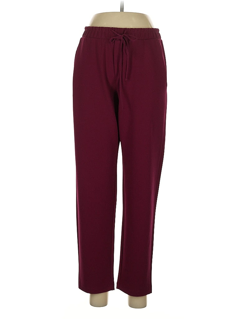 Zara W&B Collection Burgundy Casual Pants Size M - photo 1