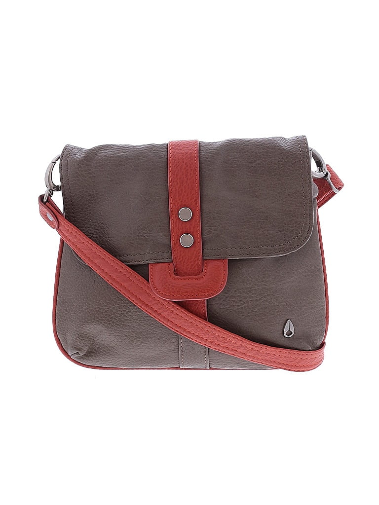 Nixon Gray Brown Crossbody Bag One size - photo 1