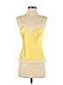 Express Design Studio Yellow Sleeveless Silk Top Size XS - photo 1