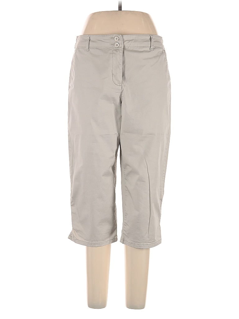 Pre-owned Karen Scott Khaki Pant