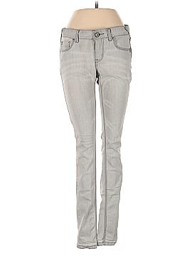 Free People Houndstooth Gray Jeans Size 27 waist