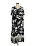 Woman Within 100% Rayon Black Casual Dress Size 30 - photo 1
