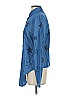A.Z.I Jeans Stars Blue Long Sleeve Button-Down Shirt Size S - photo 5