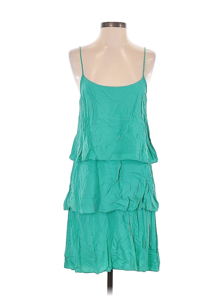 Pre-owned Green Dragon Cocktail Dress In Blue