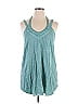 RVCA 100% Rayon Teal Sleeveless Blouse Size XL - photo 1
