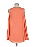 Tamara Mellon 100% Silk Orange Sleeveless Silk Top Size 0 - photo 2