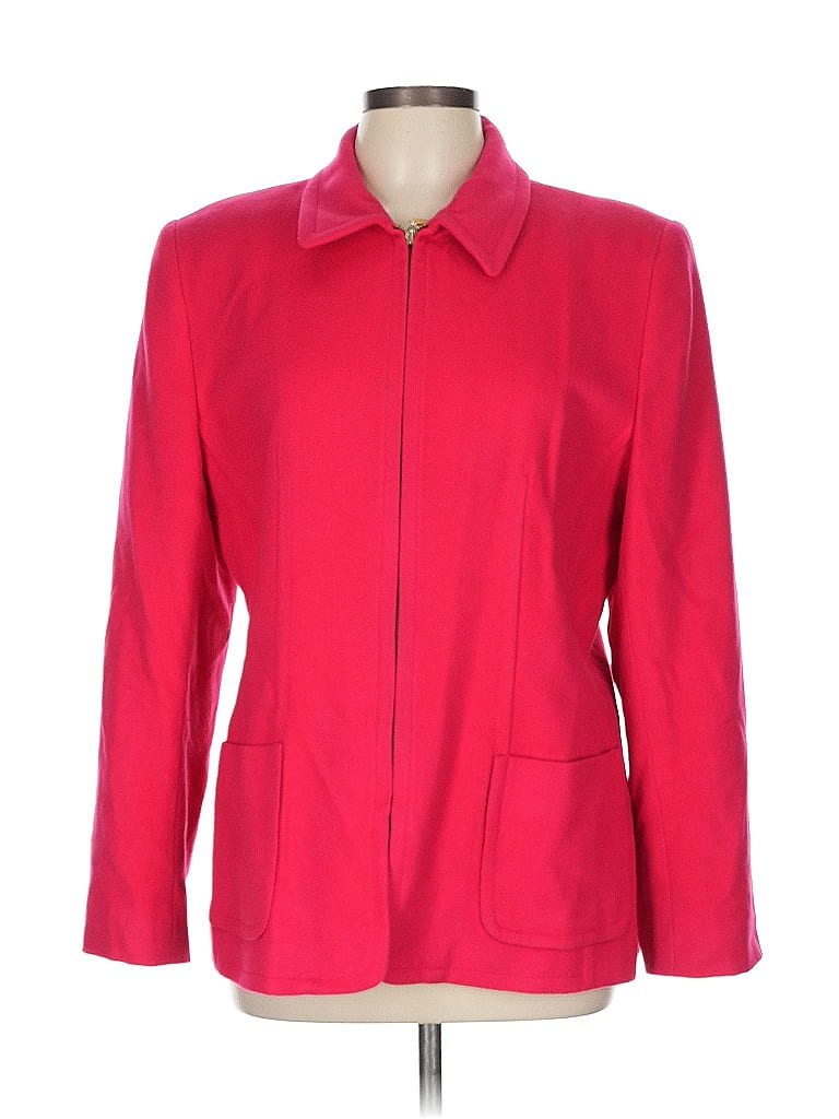 Carlisle Red Wool Blazer Size L - photo 1