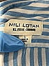 Nili Lotan 100% Cotton Stripes Blue Long Sleeve Button-Down Shirt Size L - photo 6