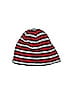 Unbranded Stripes Red Gray Beanie One size (youth) - photo 1