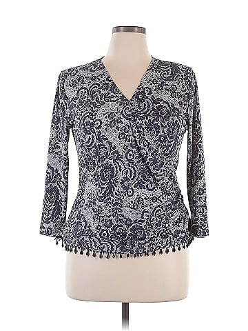 MSK 3/4 Sleeve Blouse (view 1)