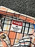 Wrangler Jeans Co Plaid Orange Short Sleeve Onesie 0-3 MO / 3 MO - photo 3