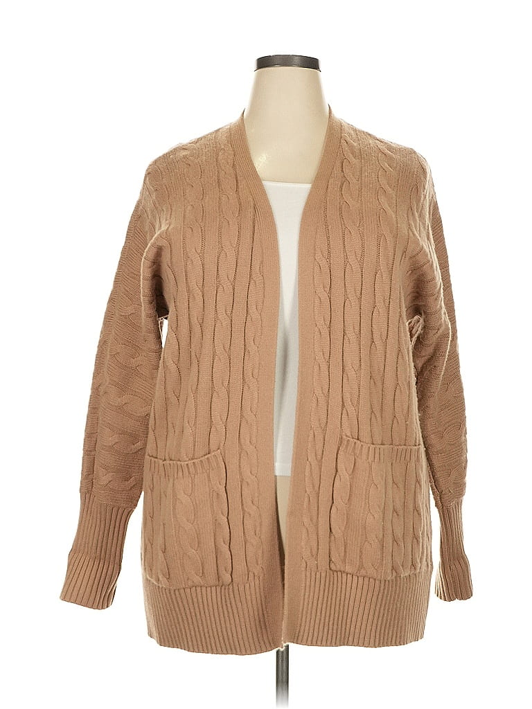 Ralph by Ralph Lauren Tan Cardigan Size XL - photo 1