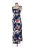 Isabel Maternity 100% Rayon Floral Blue Casual Dress Size S - photo 1