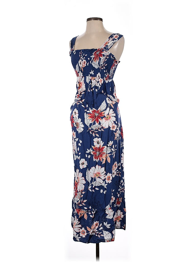 Isabel Maternity 100% Rayon Floral Blue Casual Dress Size S - photo 1