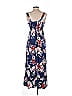 Isabel Maternity 100% Rayon Floral Blue Casual Dress Size S - photo 2