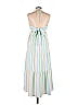 Almost Famous 100% Polyester Stripes White Casual Dress Size L - photo 2