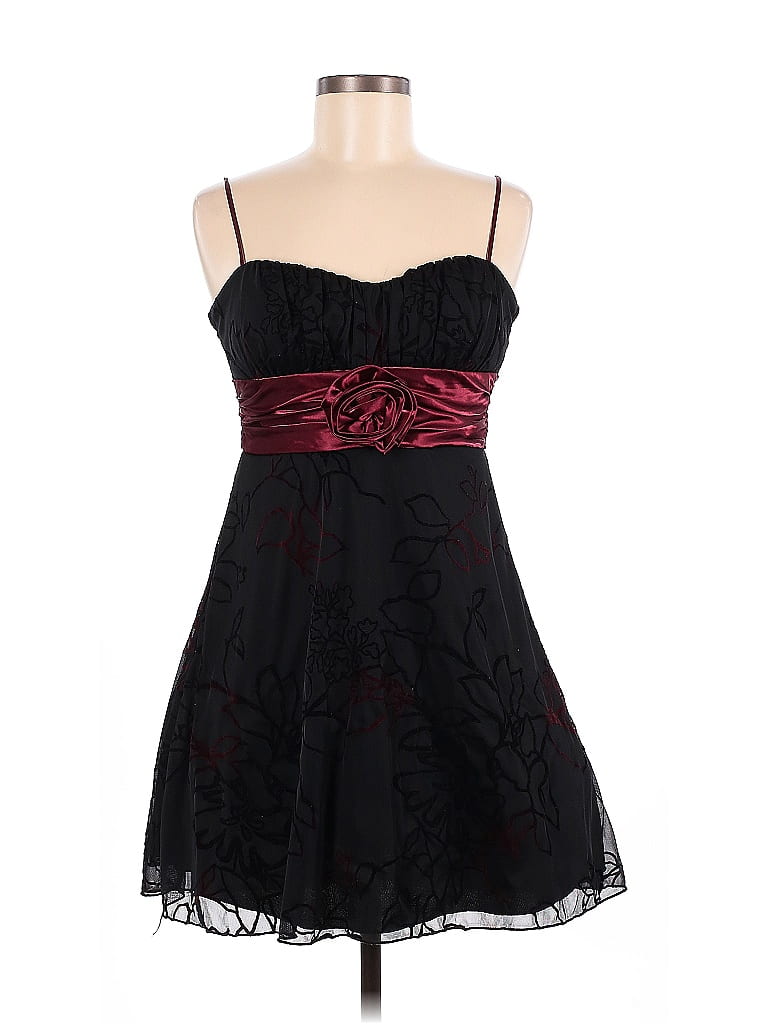 Speechless 100% Polyester Black Cocktail Dress Size M - photo 1