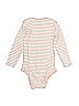Lupilu 100% Cotton Stripes Ivory Long Sleeve Onesie Size 6-12 mo - photo 2