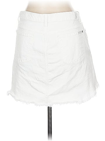 7 For All Mankind Denim Skirt (view 2)