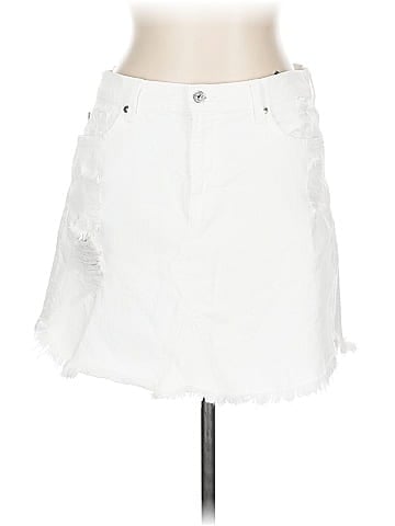 7 For All Mankind Denim Skirt (view 1)