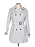 Esprit 100% Cotton Gray Trenchcoat Size 12 - photo 1
