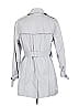 Esprit 100% Cotton Gray Trenchcoat Size 12 - photo 2