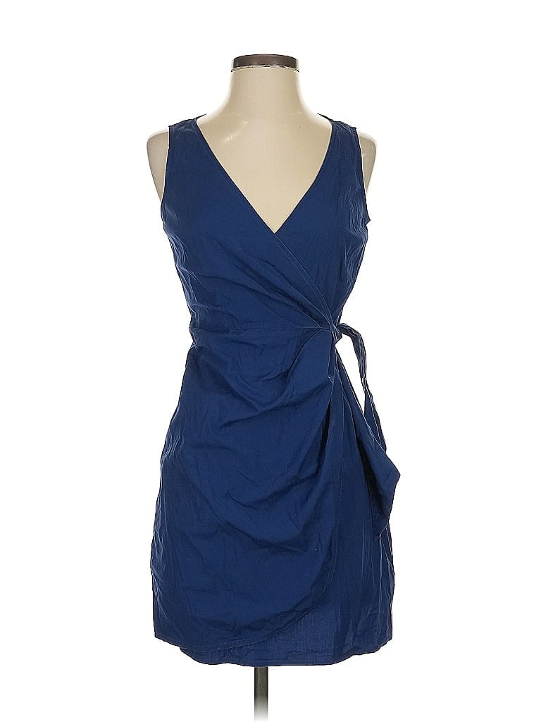Pre-owned Ann Taylor Loft Cocktail Dress In Blue
