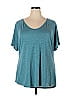Terra & Sky Teal Short Sleeve T-Shirt Size 2X - photo 1