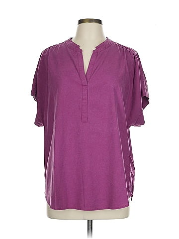 Xirena Short Sleeve Silk Top (view 1)