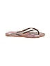 Havaianas Pink Flip Flops Size 7 - photo 1