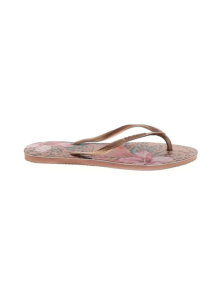 Havaianas Pink Flip Flops Size 7 - photo 1