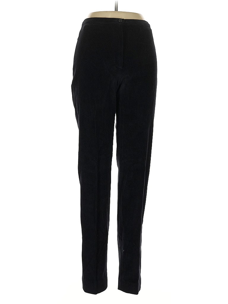 Piazza Sempione Solid Blue Black Casual Pants Size EU (IT) 42 / US 6 - photo 1