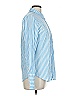 Nili Lotan 100% Cotton Stripes Blue Long Sleeve Button-Down Shirt Size L - photo 4