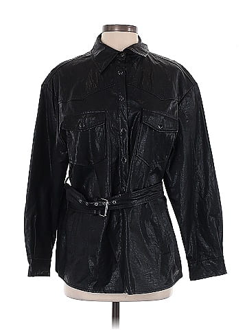 Zara Faux Leather Jacket (view 1)