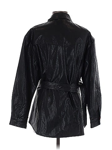 Zara Faux Leather Jacket (view 2)