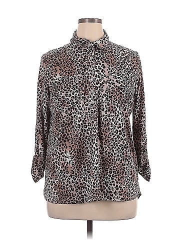 New York Laundry 3/4 Sleeve Blouse (view 1)