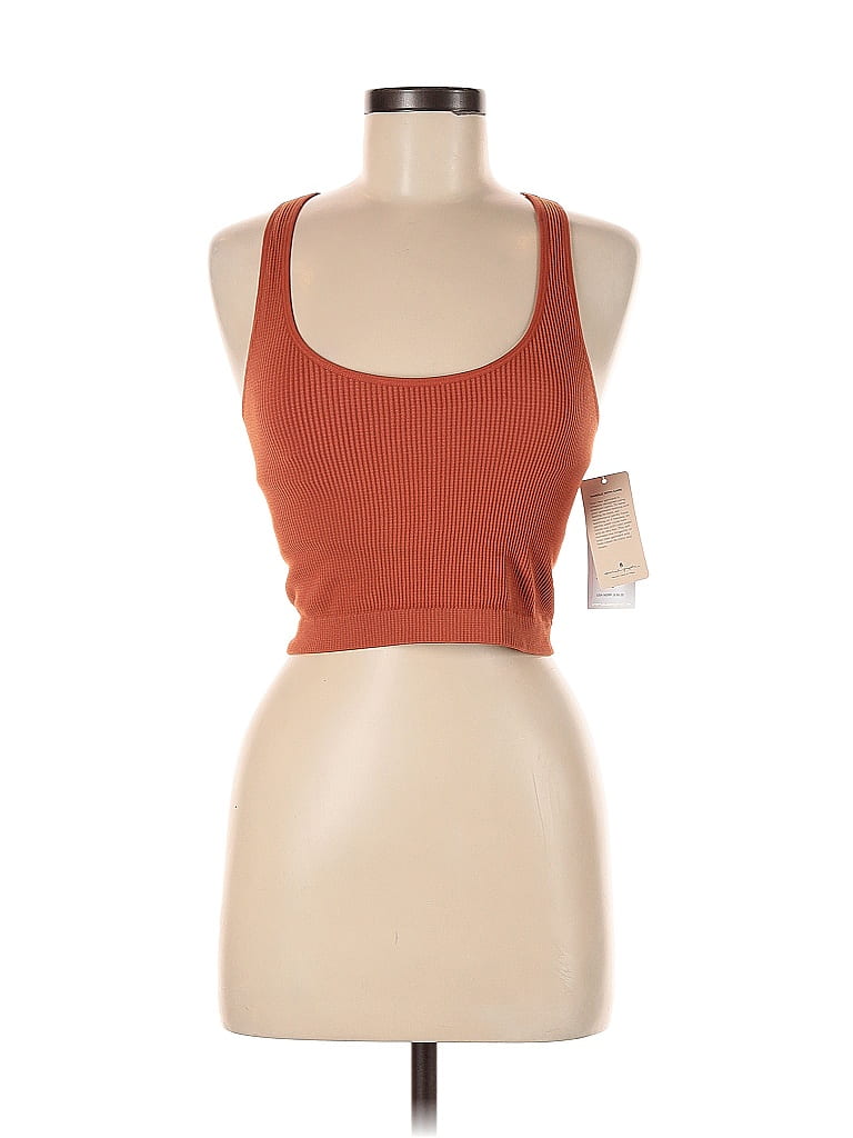 Spiritual Gangster Orange Tank Top Size M - photo 1
